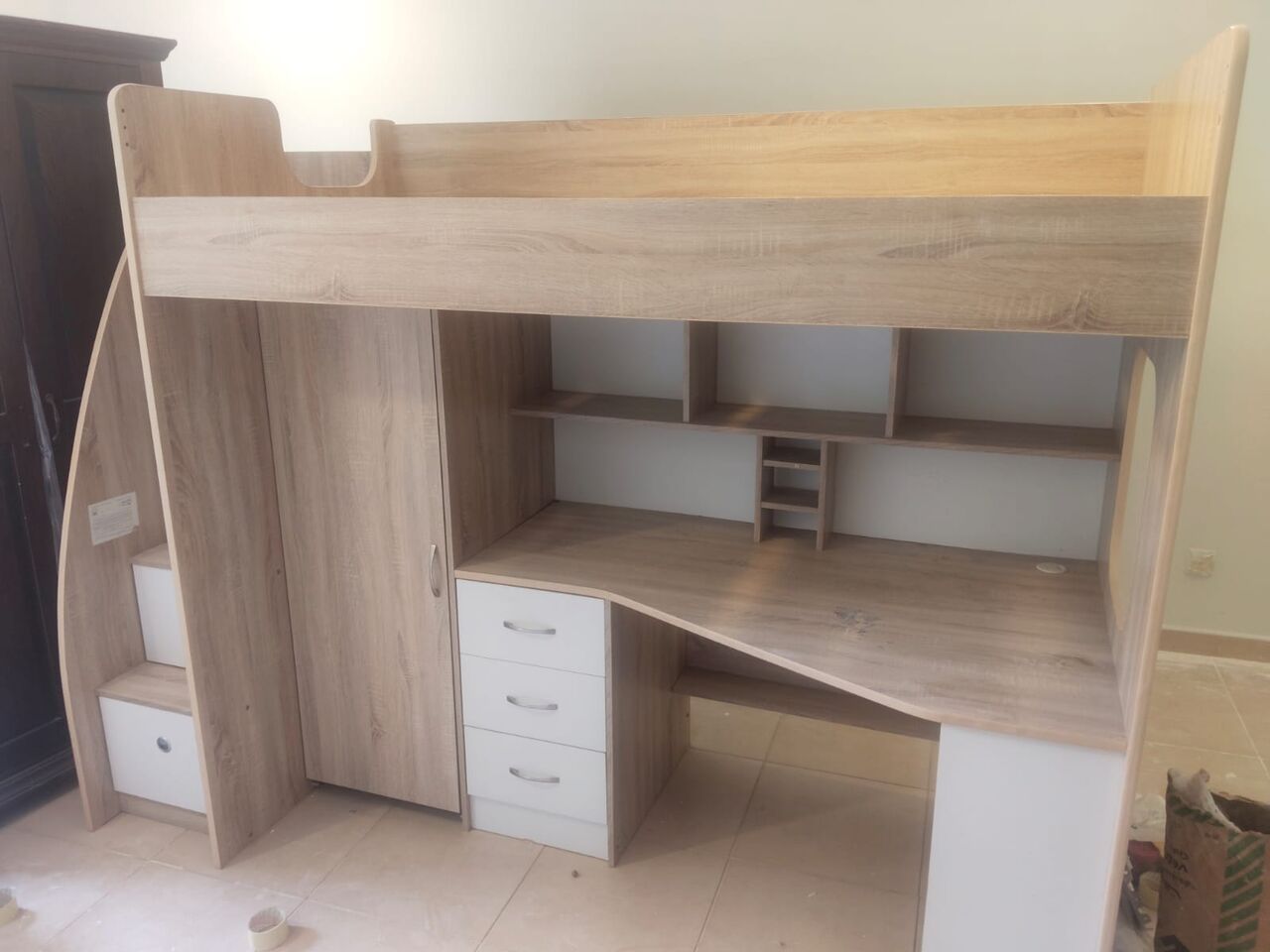 Jubail, Furniture, SAR 1000,  Children Banker Bed For Sale Ikea Furniture Good Condition
