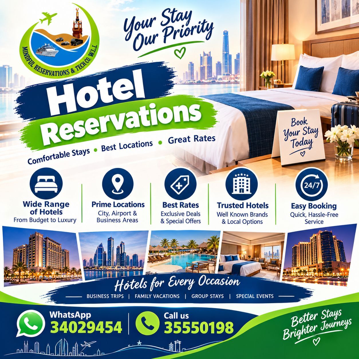 Manama, Business, Hotel Reservations