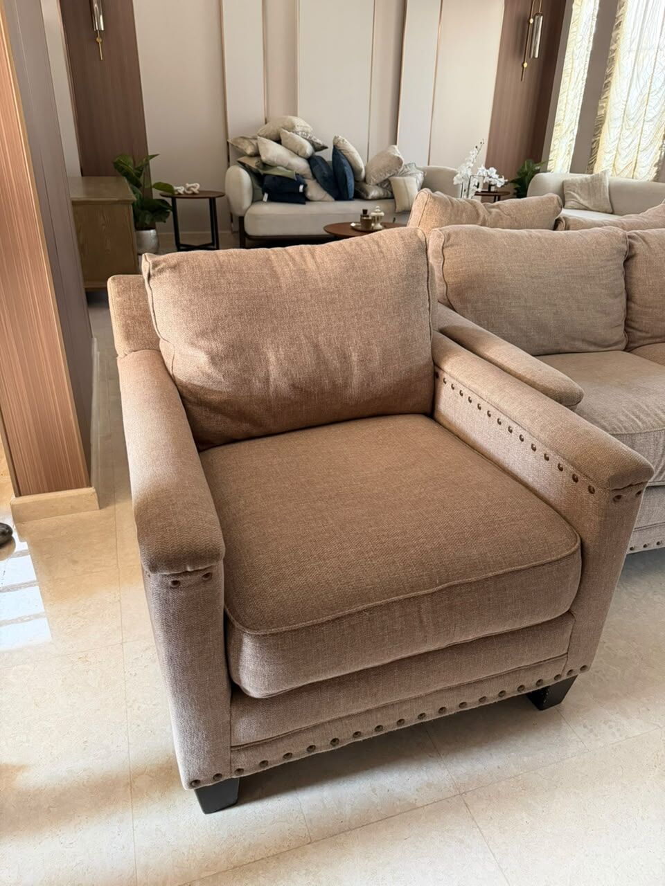 Jubail, Furniture, SAR 1200,  Sofa Good Condition Hom Box For Sale