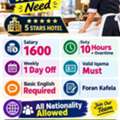 Housekeeper Worker Riyadh 5Star Hotel