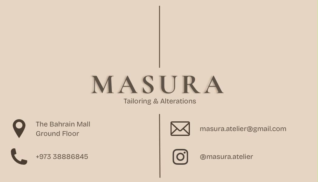 Manama, Tailoring, Clothing Alterations & Repairs In Bahrain &ndash; MASURA ATELIER