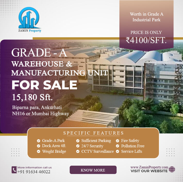 Kolkata, Warehouses, INR 62238000,  15180 Sq. Feet,  15180Sft Warehouse For Sale At Bombay Road Ankurhati