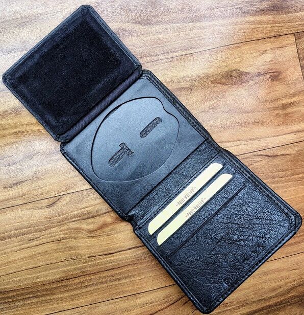 New York, Clothing & Accessories, USD 4,  Police Leather Badge Holder Wallet, ID Card Holder Purse