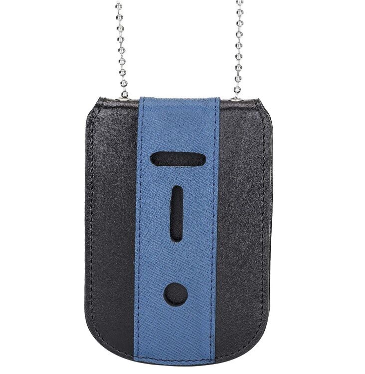 New York, Clothing & Accessories, USD 4,  Leather Badge Holder Wallets, Neck Wallet, Leather ID Card Holder Purse