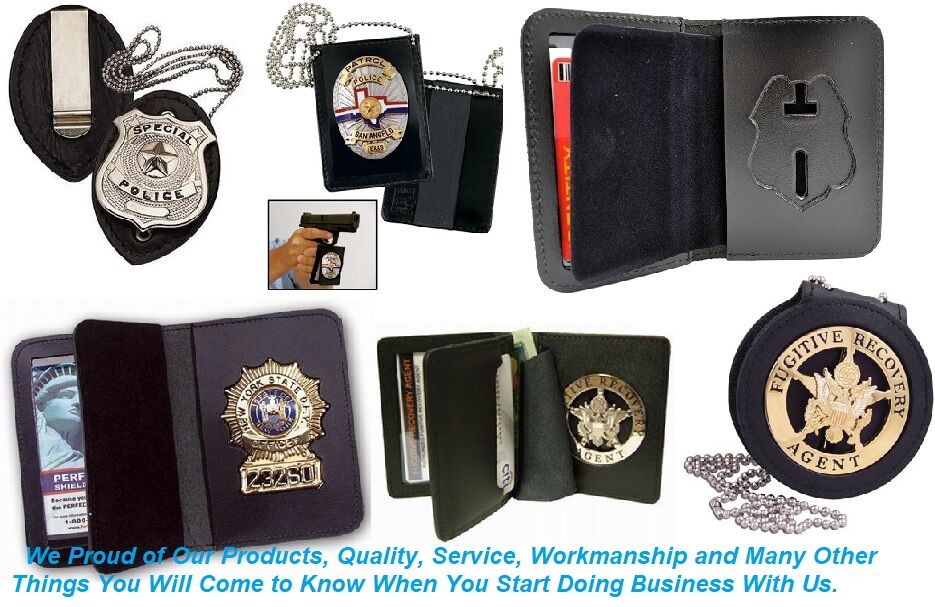 New York, Clothing & Accessories, USD 4,  Leather Badge Holder Wallets, Neck Wallet, Leather ID Card Holder Purse