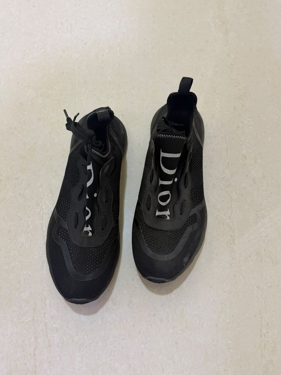 Jubail, Clothing & Accessories, SAR 400,  Dior Style Black Sneakers - Used, Excellent Condition