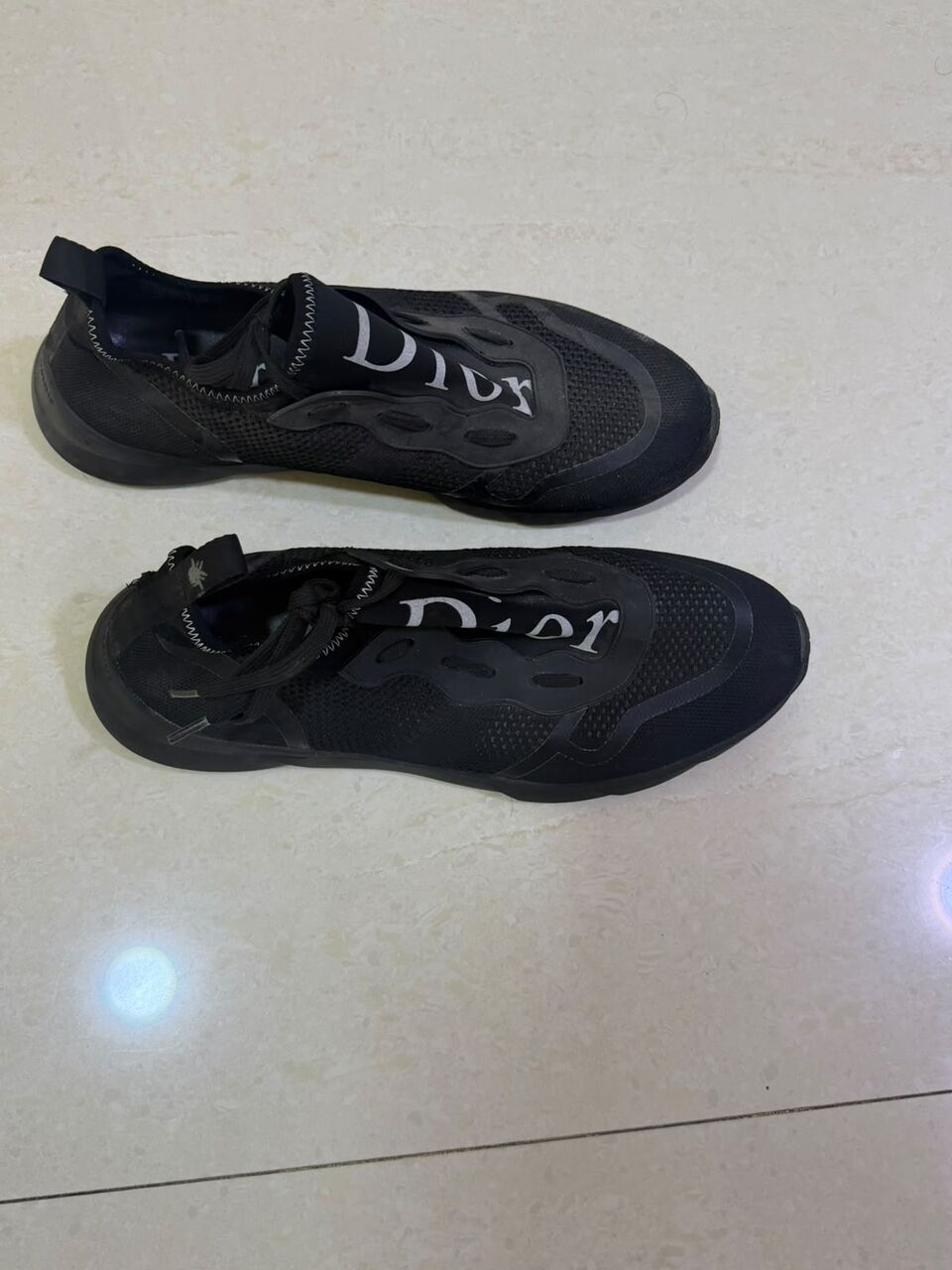 Jubail, Clothing & Accessories, SAR 400,  Dior Style Black Sneakers - Used, Excellent Condition