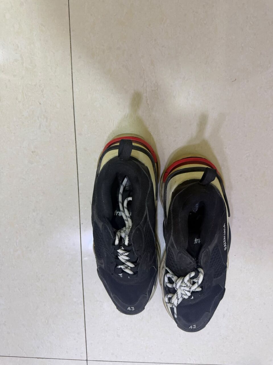 Jubail, Clothing & Accessories, SAR 350,  Balenciaga Sneakers Size 43 - Used, Good Condition