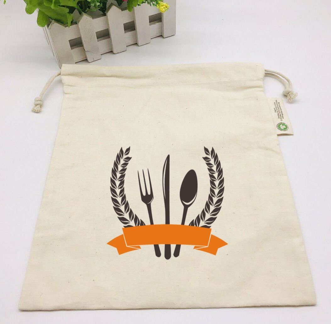 New York, Clothing & Accessories, Cotton Flour Bag Cotton Rice Packing Bags Grain Storage Canvas Bags Custom Logo Printed