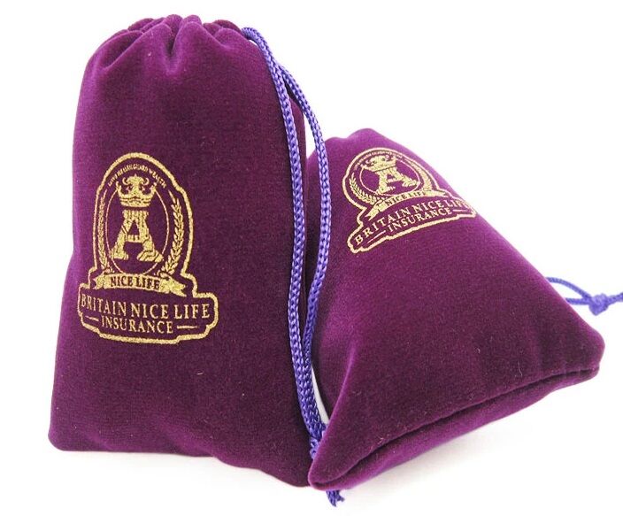 New York, Clothing & Accessories, Velvet Coin Bag, Velvet Pouch, Jewelry Packing Bag, Promotional Velvet Drawstring Bags