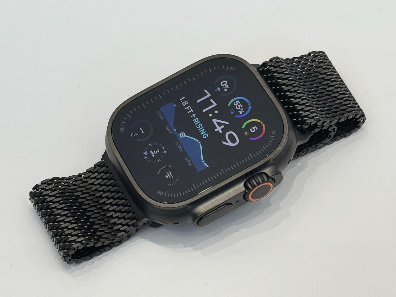 Juffair, Mobile Phones, BHD 240,  Apple Watch Ultra 3 Black Titanium Metal Strap Special Edition New Condition With Warranty