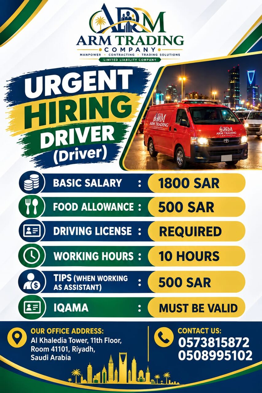 Riyadh, Jobs, Need Nterlock Worker