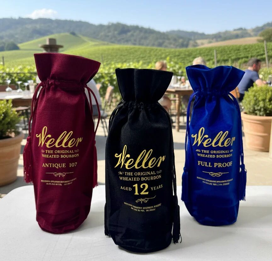 New York, Clothing & Accessories, Cotton Bottle Bag, Wine Bottle Packing Bag, Gift Bag, Promotional Bottle Bags