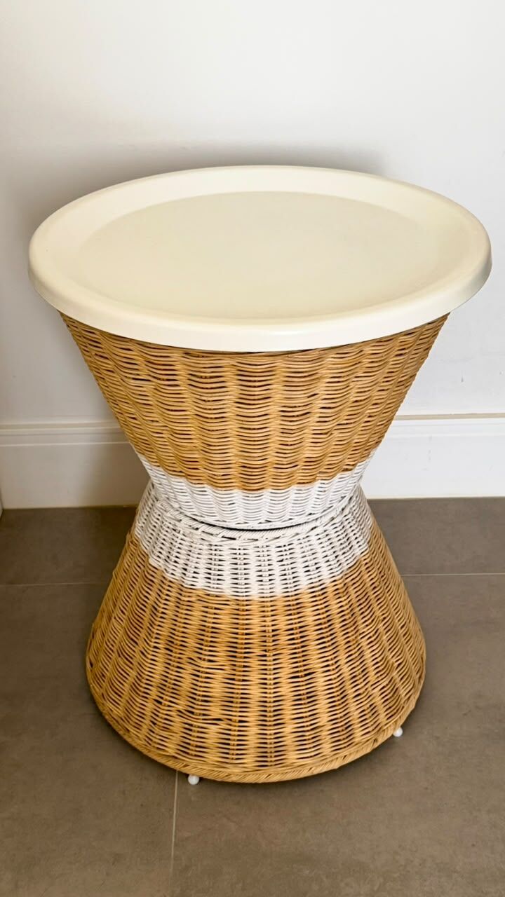 Al Hamra, Furniture, SAR 120,  IKEA Rattan Side Tables (Set Of 2) &ndash; Riyadh