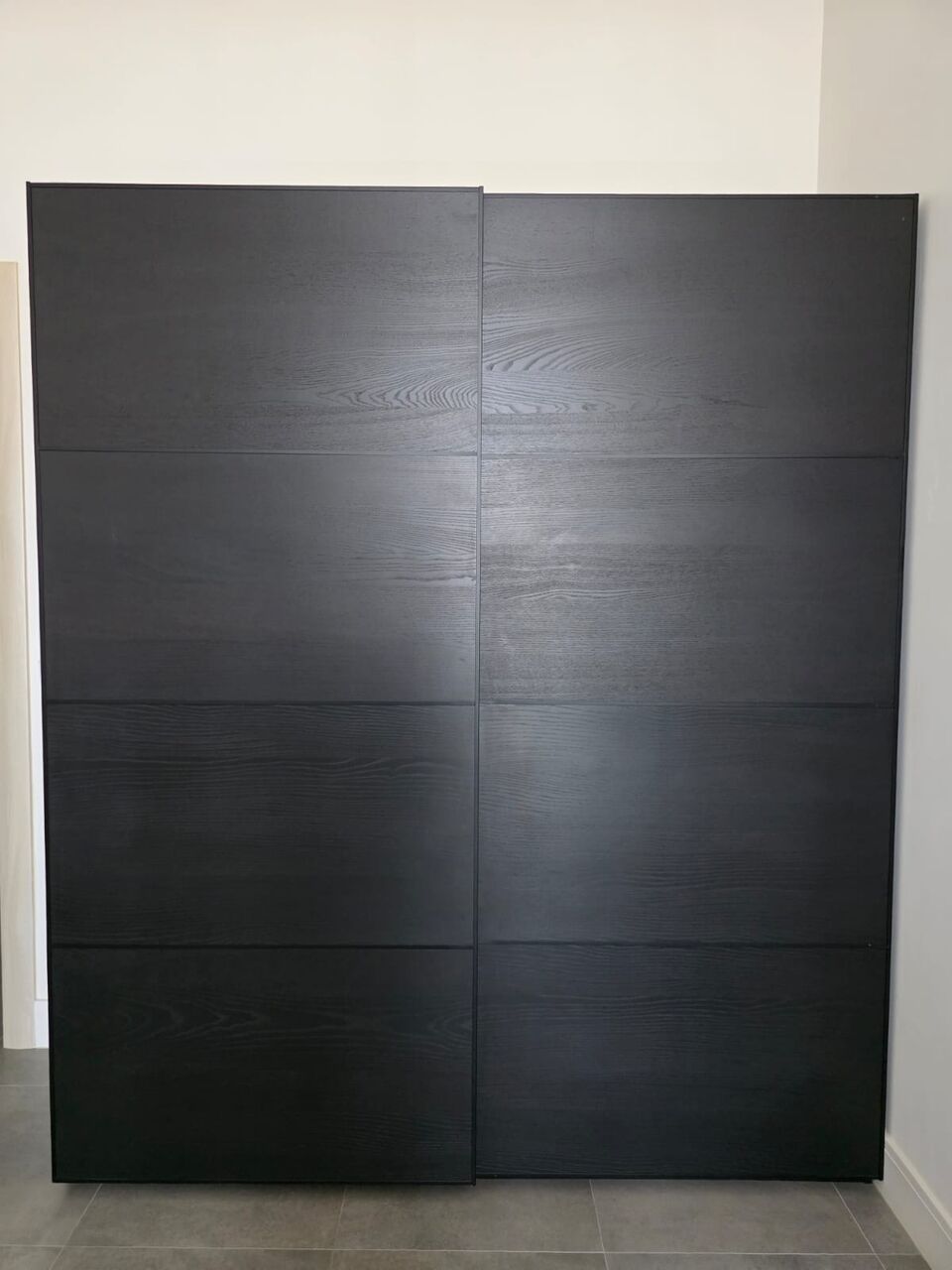 Al Hamra, Furniture, SAR 2000,  IKEA PAX Sliding-Door Wardrobe &ndash; Black-Brown &ndash; Riyadh