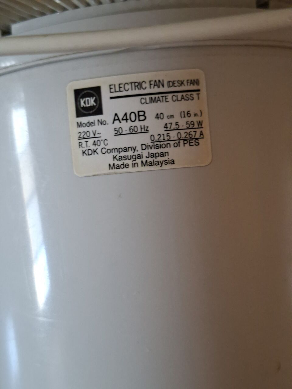 Khobar, Electronics, SAR 145,  Table Fan From KDK