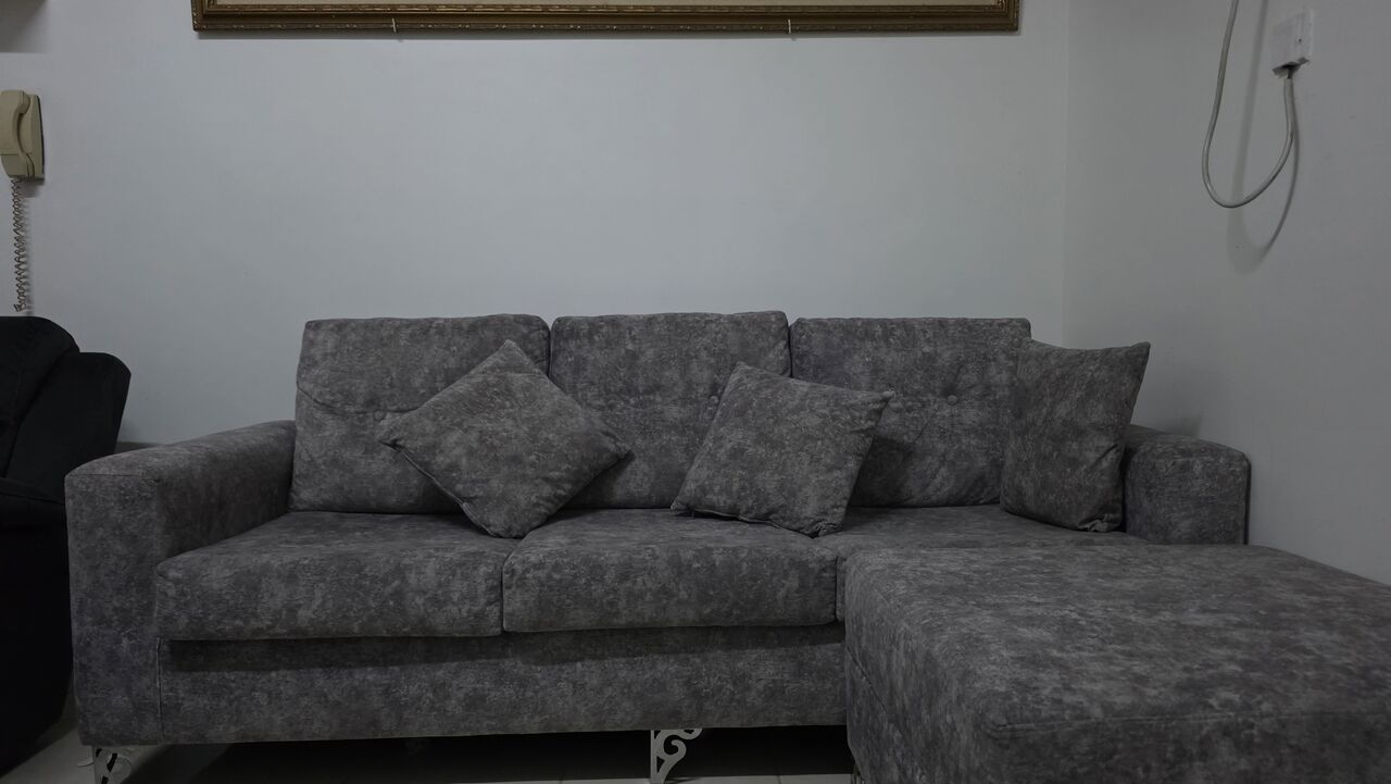 Al Sharafeyah, Furniture, SAR 450,  Clean Sofa With Good Texture Cloth Sofa For Sale
