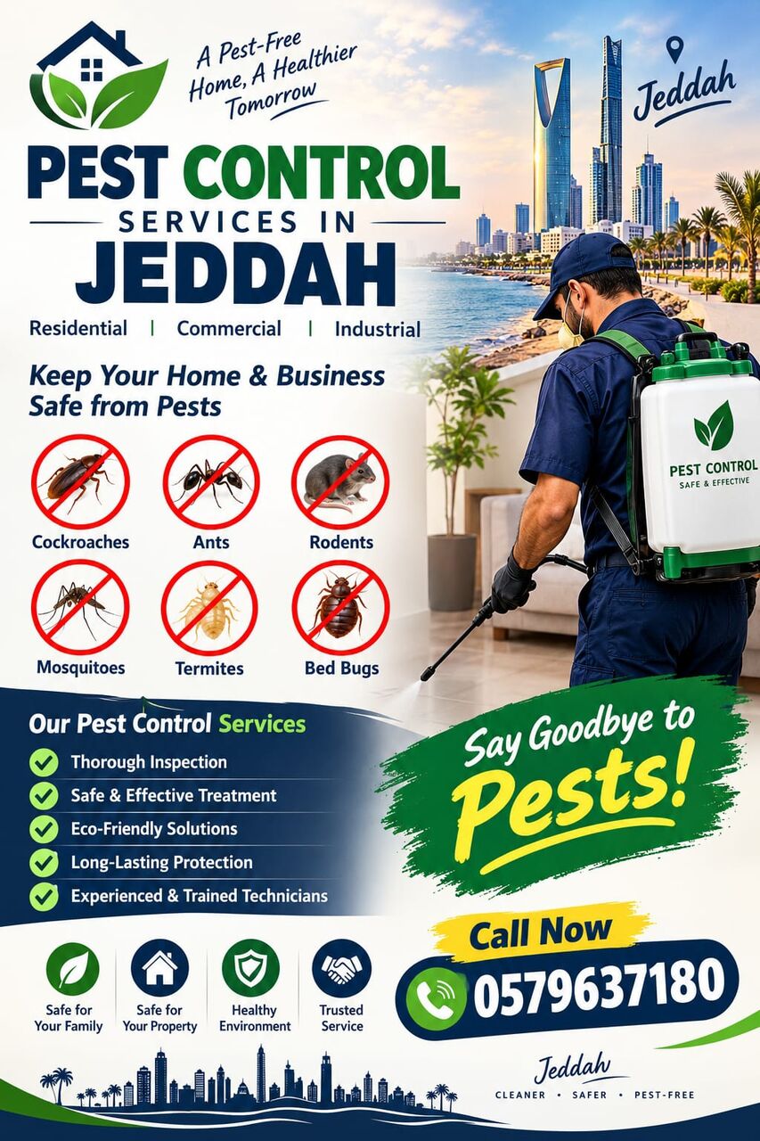 Jeddah, Pest Control, 🏠 Professional Pest Control Services In Jeddah | مكافحة الحشرات بجدة