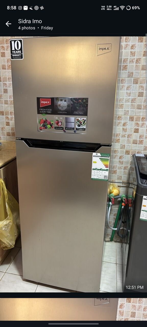 Riyadh, Appliances, SAR 1600,  Refrigerator 1 Year Old Brand New Working Perfectly Fine No Problem