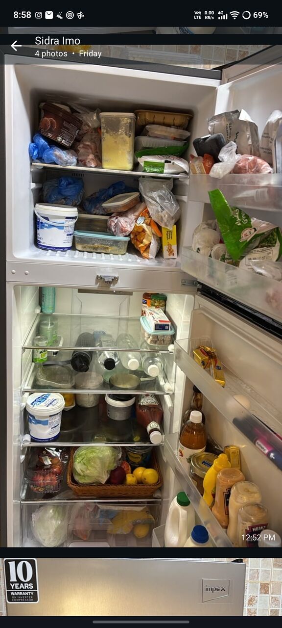 Riyadh, Appliances, SAR 1600,  Refrigerator 1 Year Old Brand New Working Perfectly Fine No Problem