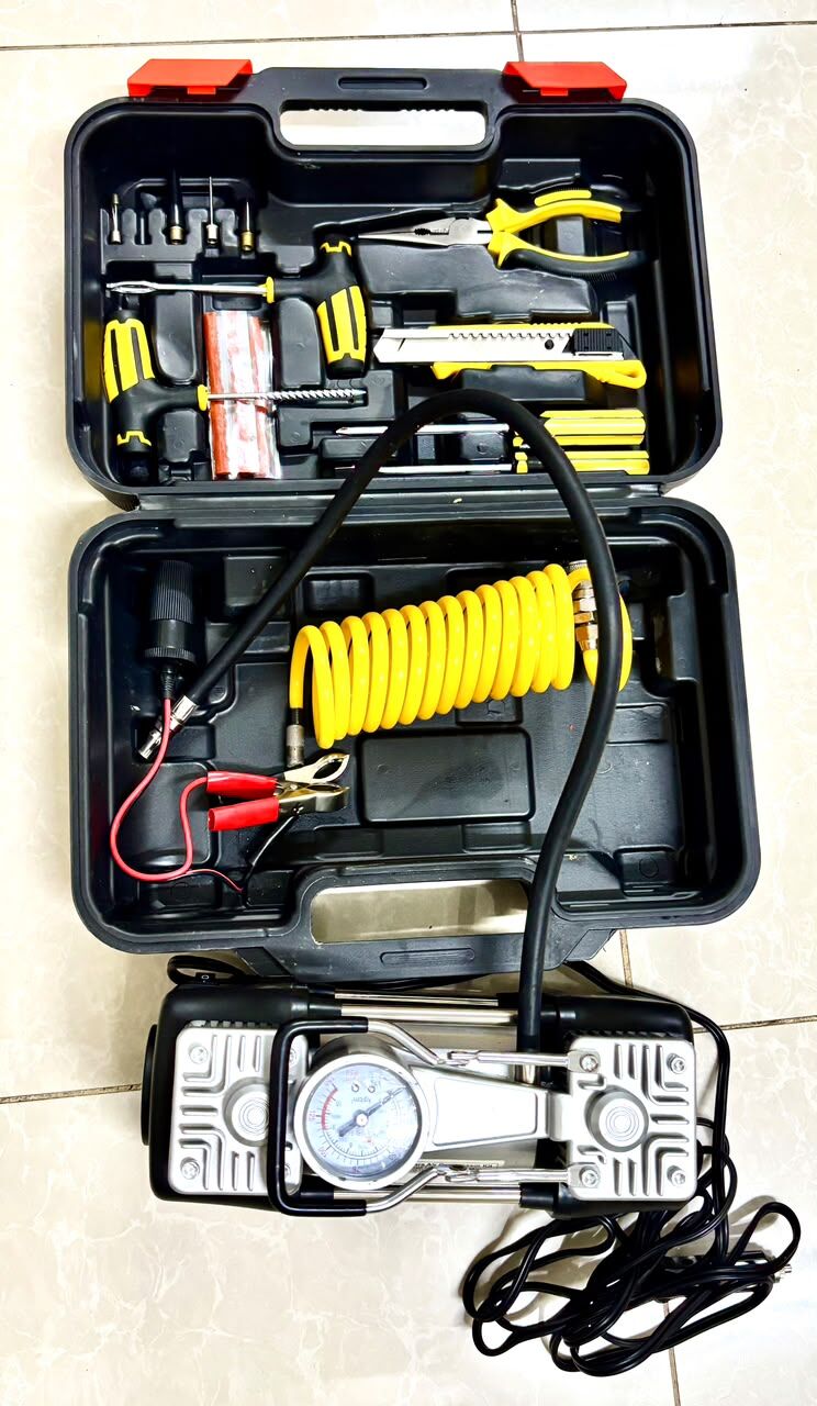 Jubail, Auto Parts, SAR 150,  Autosmart 120W Double Air Compressor Kit-Brand New 50% Discounted