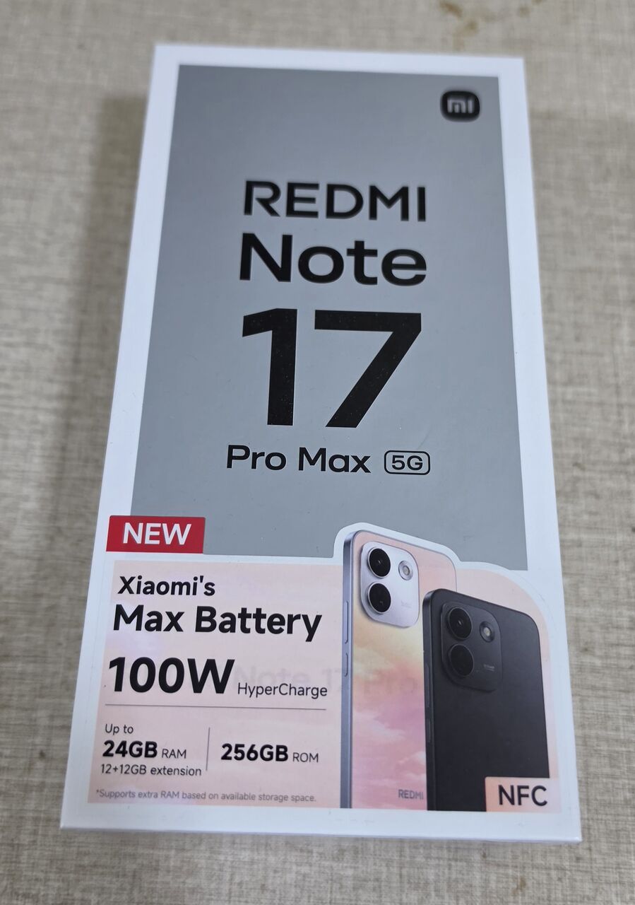 Khobar, Mobile Phones, SAR 1,  Redmi Note 17 Pro Max 12+4gb, 256gb Storage