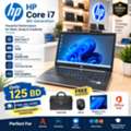 BHD 125,  HP Core I7 8th Gen 15.6" Laptop 16GB RAM 256GB SSD Win 11 Pro/36841488
