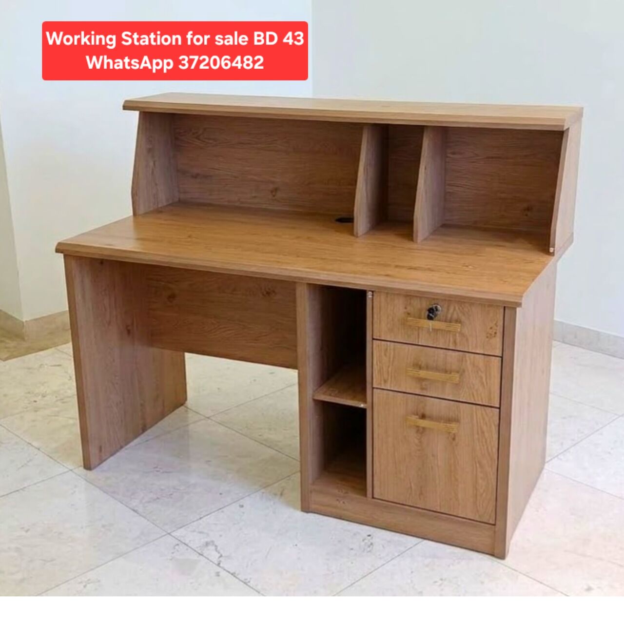Manama, Furniture, BHD 43,  ✅️ Work Station For Sale In Good Condition With Delivery