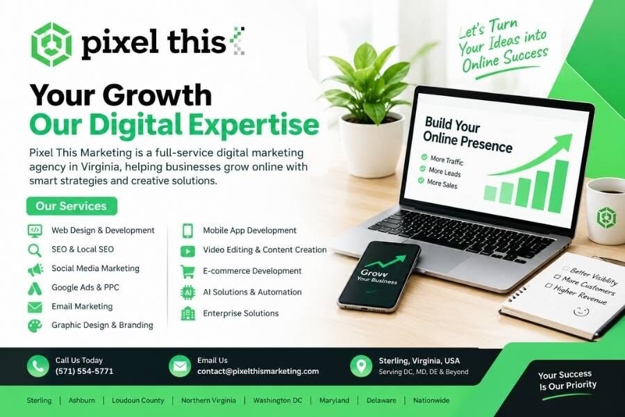 New York, Web Design & Development, Grow Your Business With Pixel This Marketing!