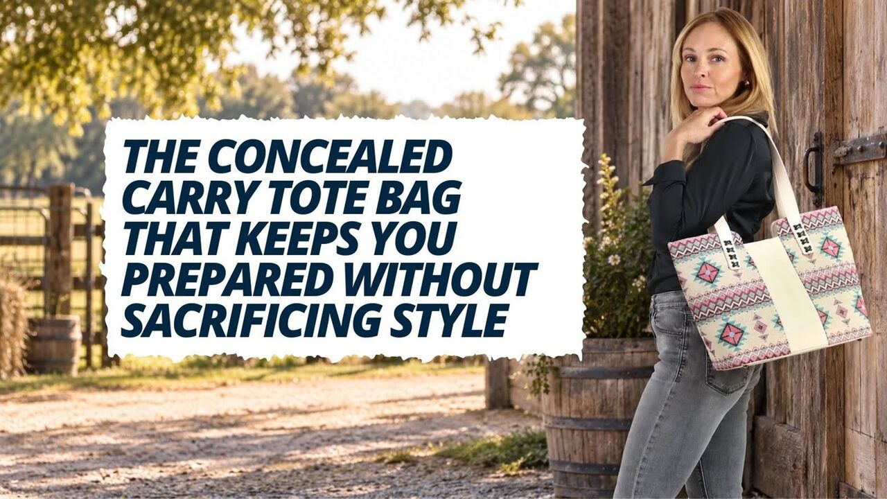 New York, Clothing & Accessories, Concealed Carry Tote Bag