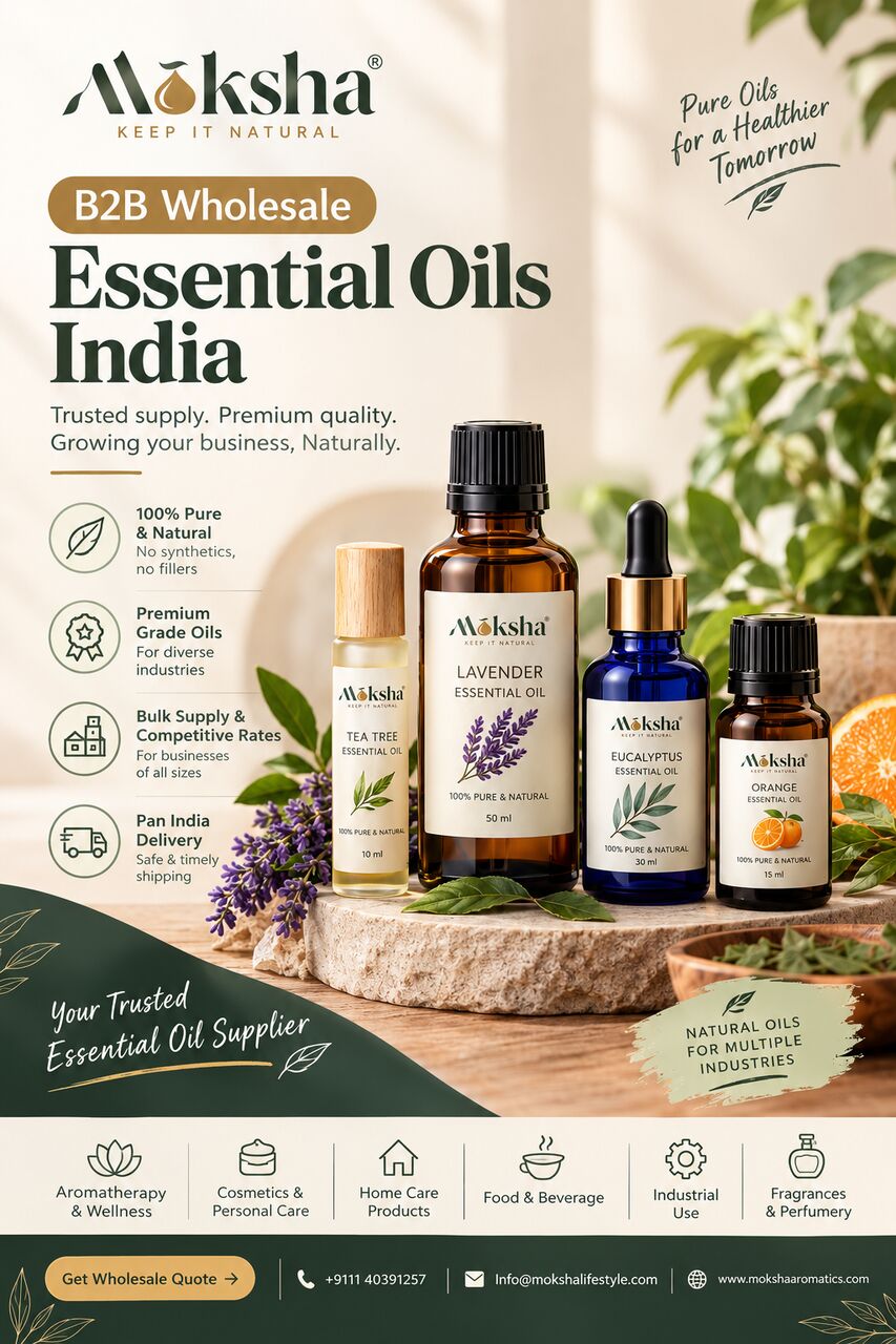 Mumbai, Wholesale Products, Bulk Essential Oils Supplier In India | Moksha Lifestyle