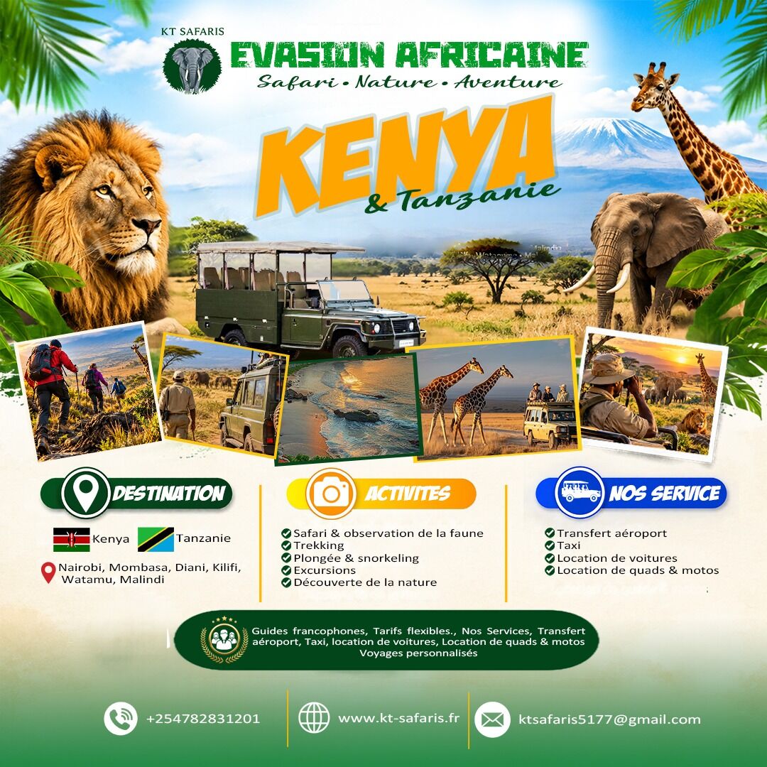 Nairobi, Travel, R&eacute;servez Un Safari Exceptionnel En Tanzanie Pour Explorer Les Parcs Nationaux Et La Faune