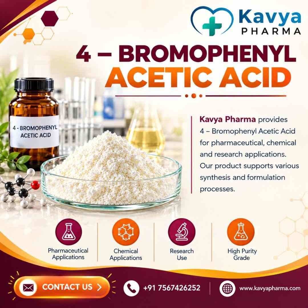 Ahmedabad, Health & Beauty Items, 4 &ndash; BROMOPHENYL ACETIC ACID | Kavya Pharma