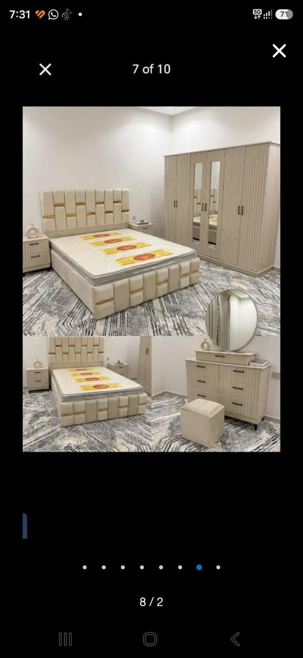 Al Mursalat, Furniture, SAR 111,  New Bedroom Set Sale Online Home Devlree Free