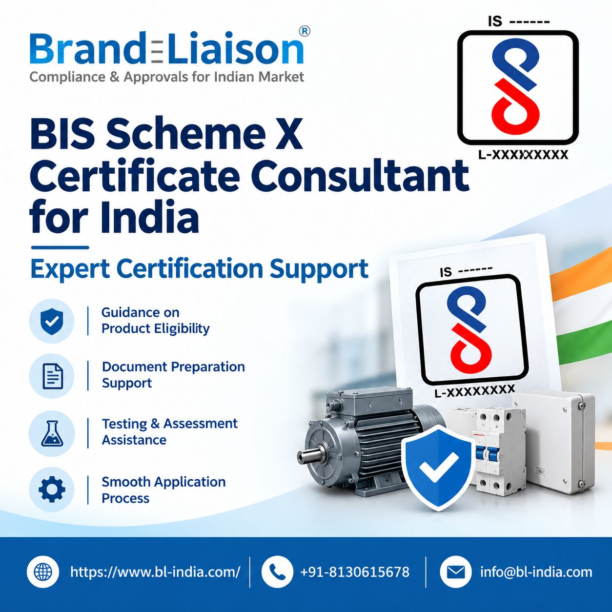 New Delhi, Legal, BIS Scheme X Certificate Consultant For India &ndash; Expert Certification Support
