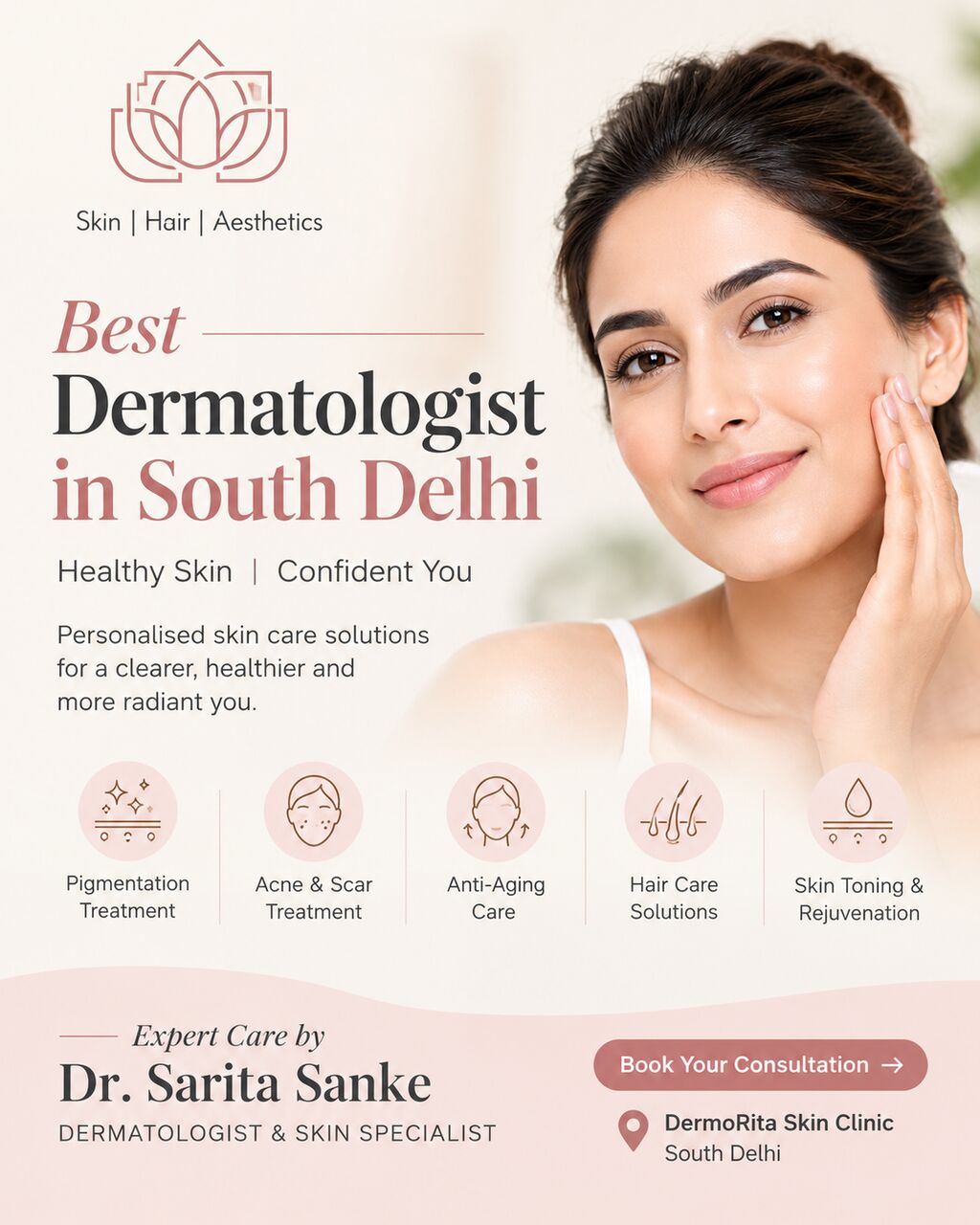 New Delhi, Health, Best Dermatologist In South Delhi | DermoRita Skin Clinic