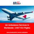 Air Ambulance Services In Worldwide | 24X7 ICU Flights