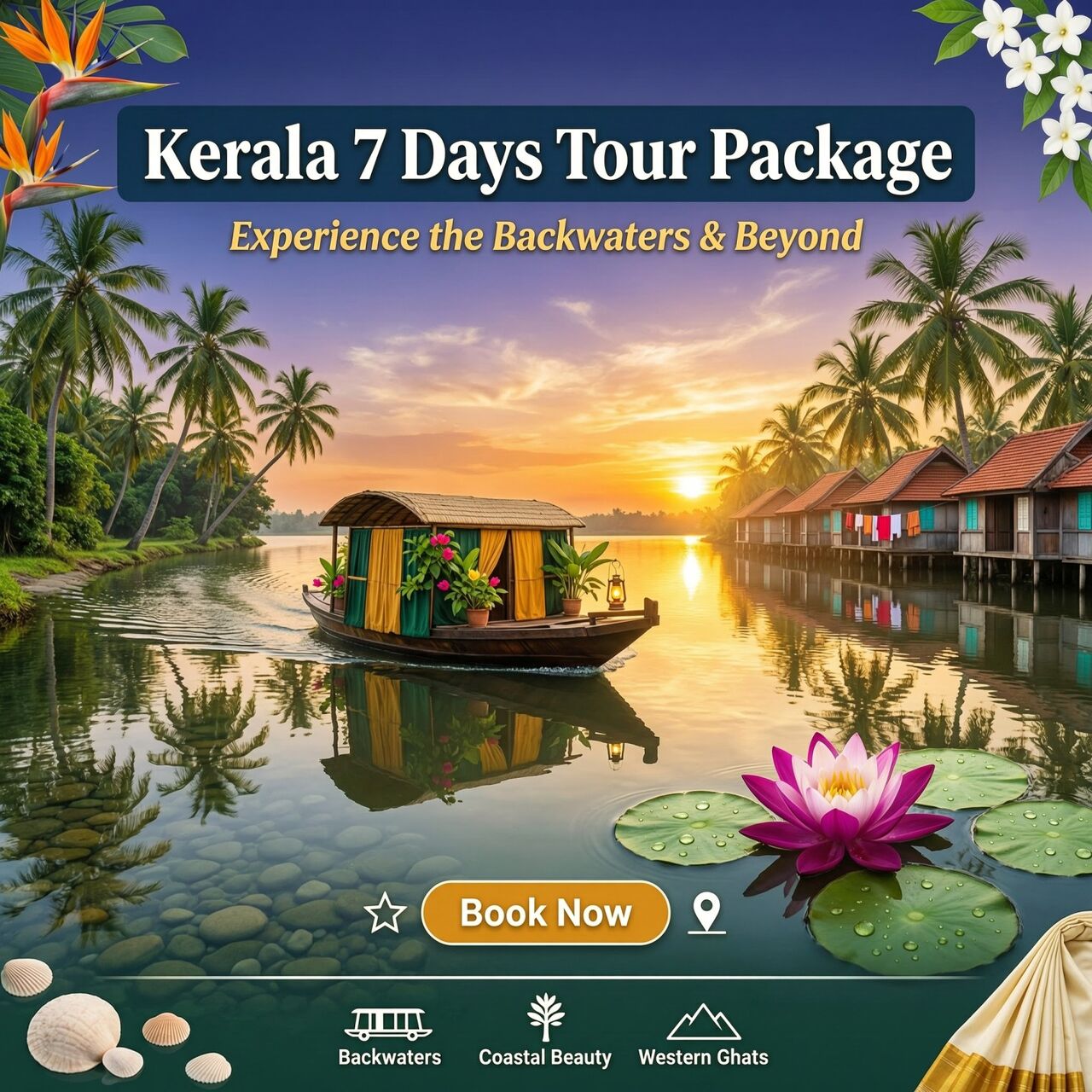 Noida, Travel, Luxury Kerala 7 Days Tour Package