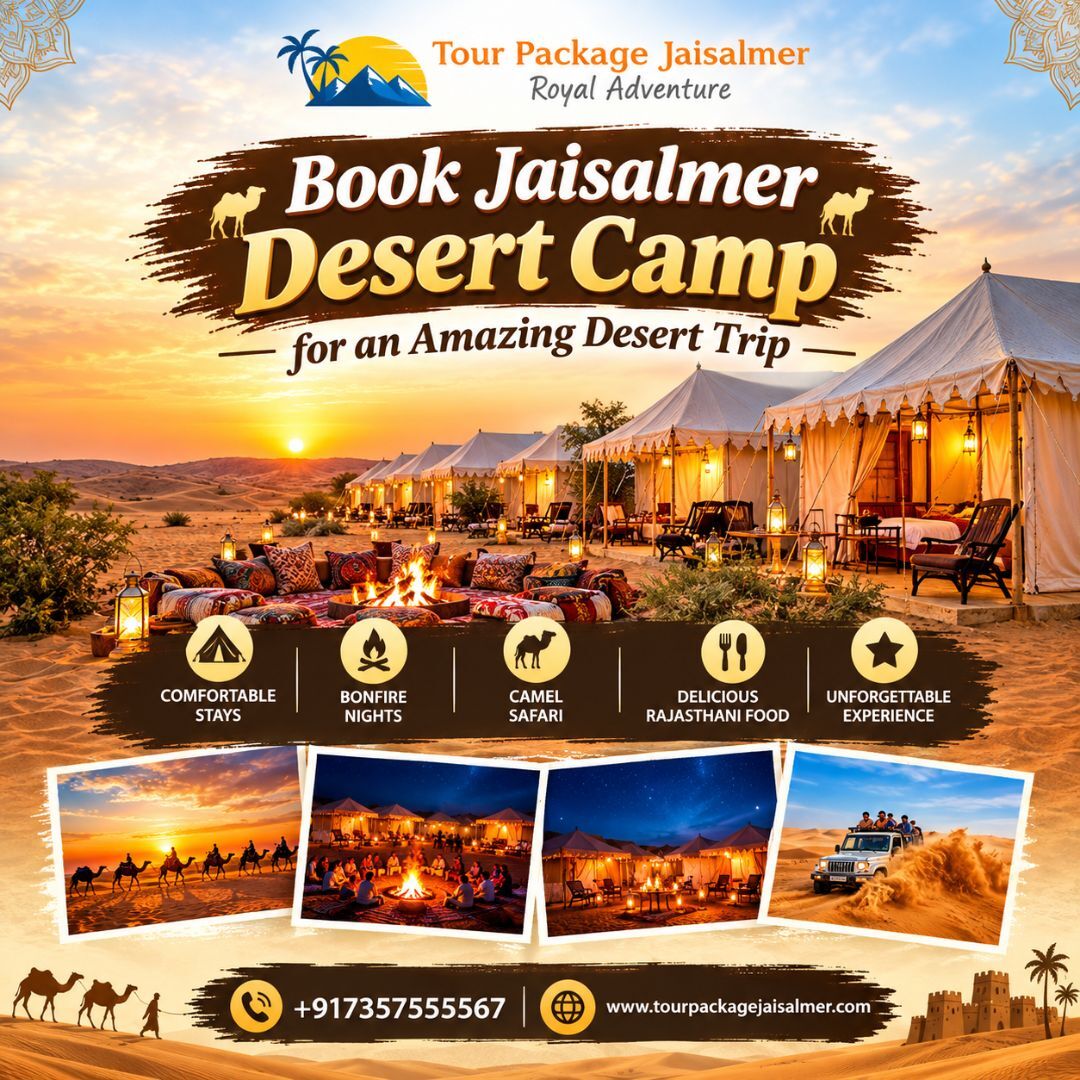 Mumbai, Travel, Book Jaisalmer Desert Camp For An Amazing Desert Trip