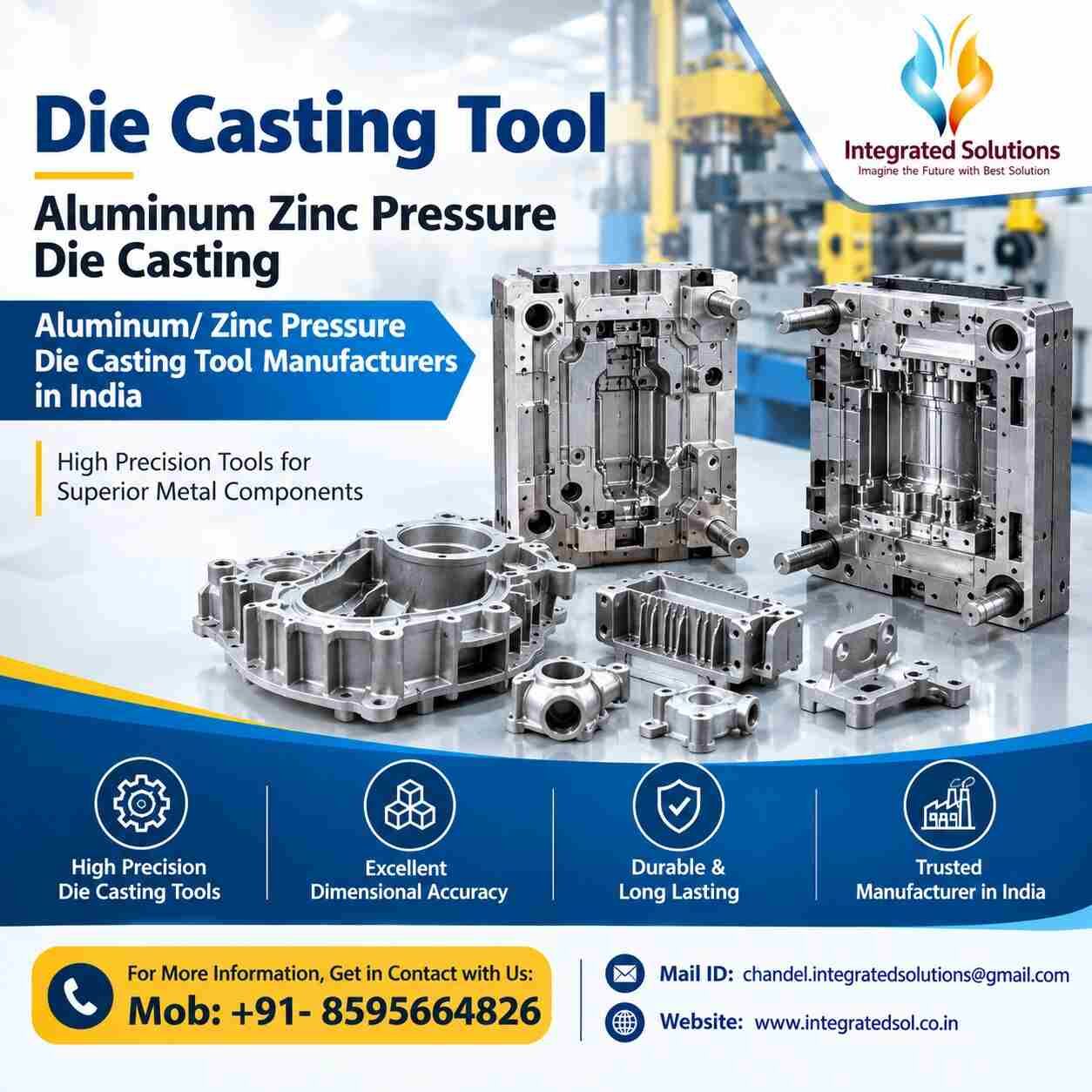 Gurugram, Wholesale Products, Aluminum Zinc Pressure Die Casting Tool Solutions