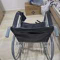 SAR 200,  Foldable Chrome Wheelchair With Self-Propelling Wheels - New And Only Used For Two Weeks