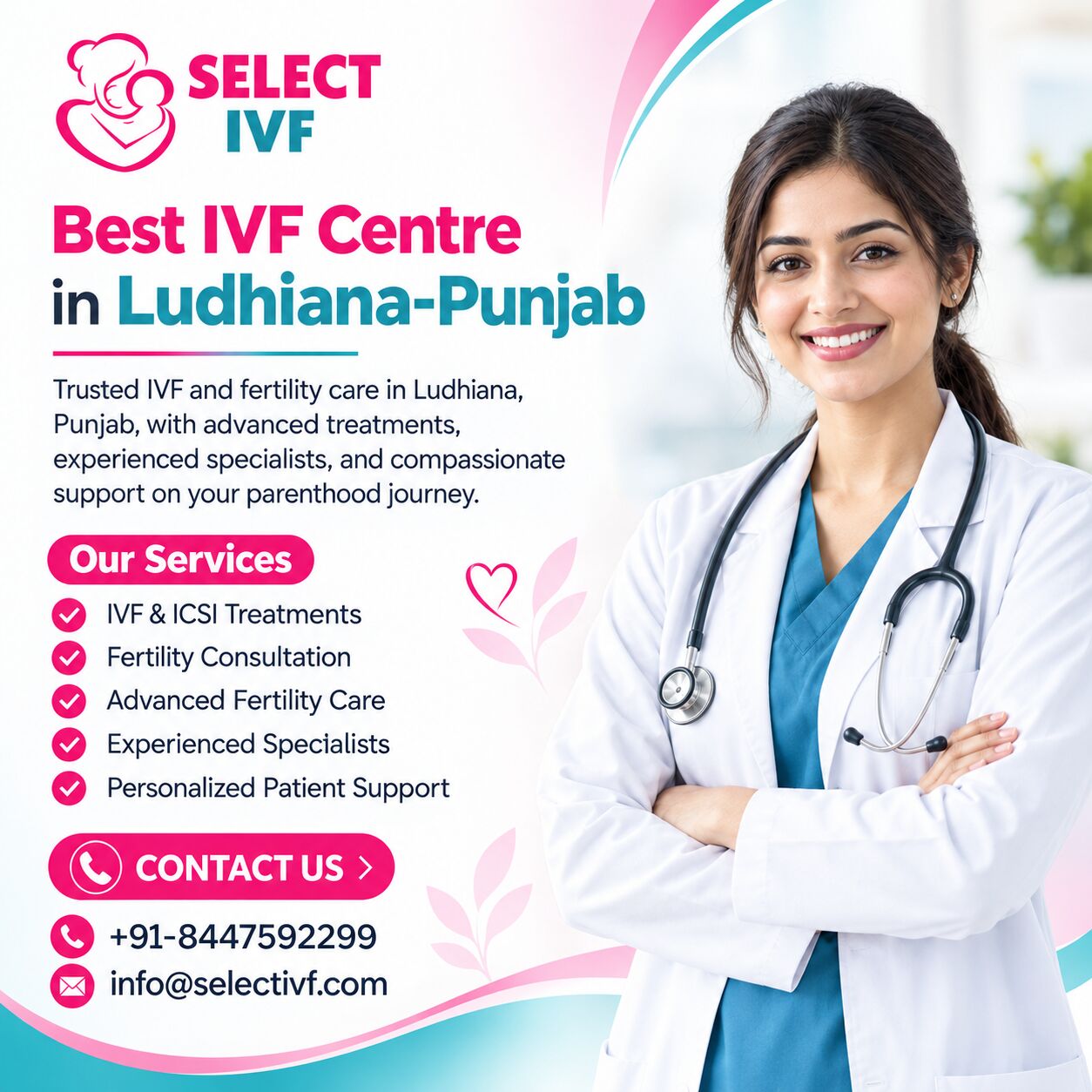 Punjab, Health, Best IVF Centre In Ludhiana-Punjab