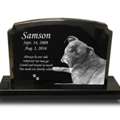 Laser Engraved Pet Headstones