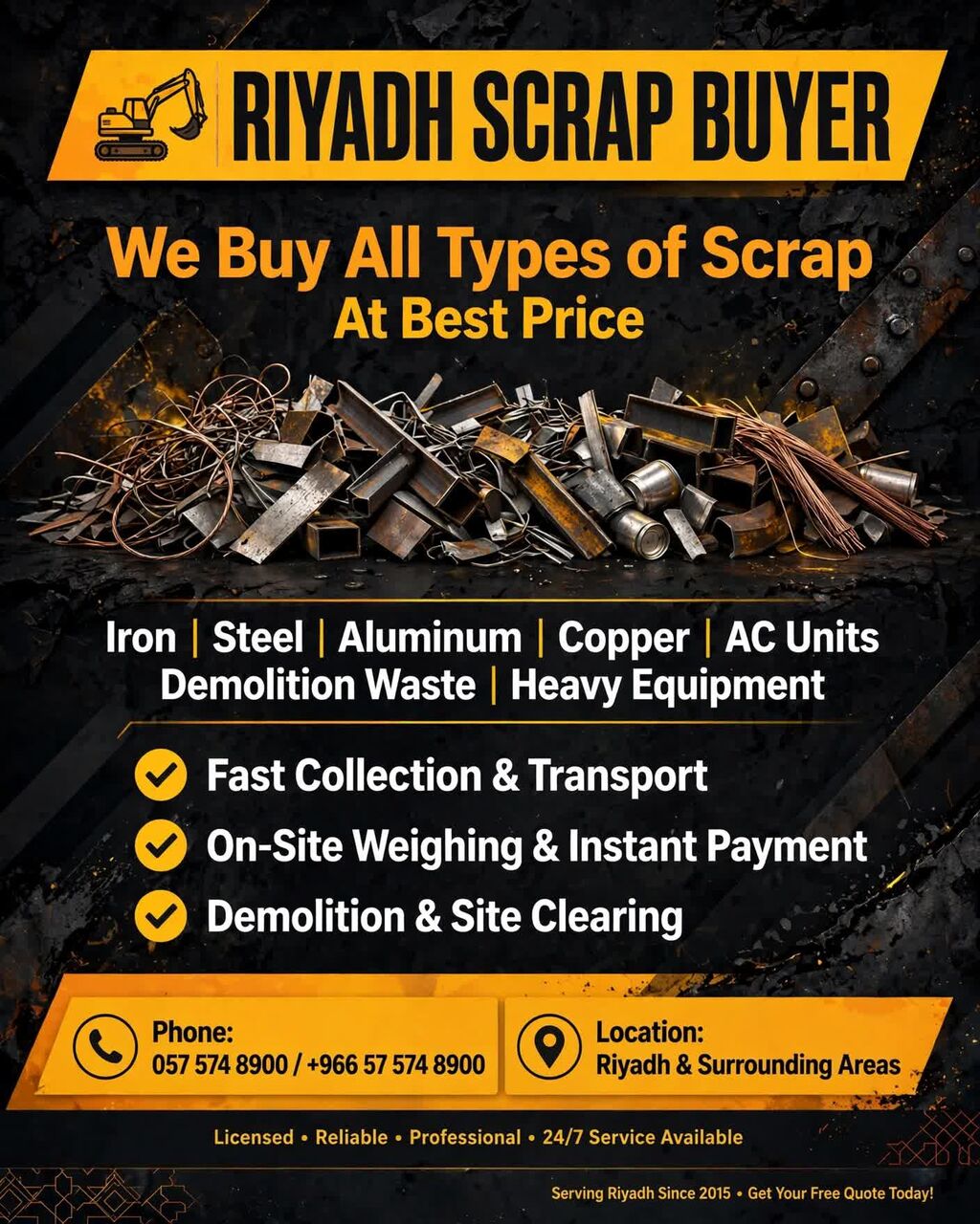 Riyadh, Items Wanted, We Are Buying Different Types Of Leftover Scraps Materials 0575748900
