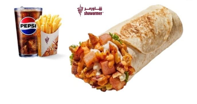 Riyadh, Food, Smoky Chicken Shawarma Meal With Spicy Potatoes | Shawarmer