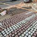 INR 23,  Red Granite Rough Cobblestone In 9311658285 Delhi NCR