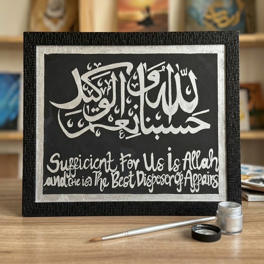 Khobar, Household Items, SAR 250,  🎨 CUSTOM HANDMADE ISLAMIC CALLIGRAPHY & PAINTINGS – MADE WITH LOVE