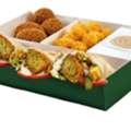 Falafel Box With Crispy Falafel And Potato Bites | Shawarmer