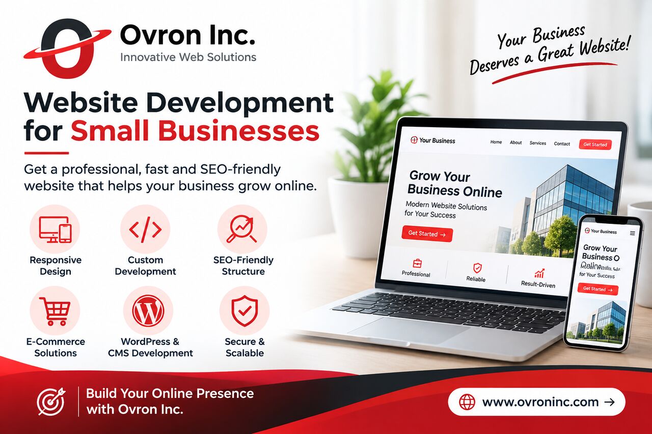 Austin, Computer, Small Business Web Development Services With Ovron Inc.
