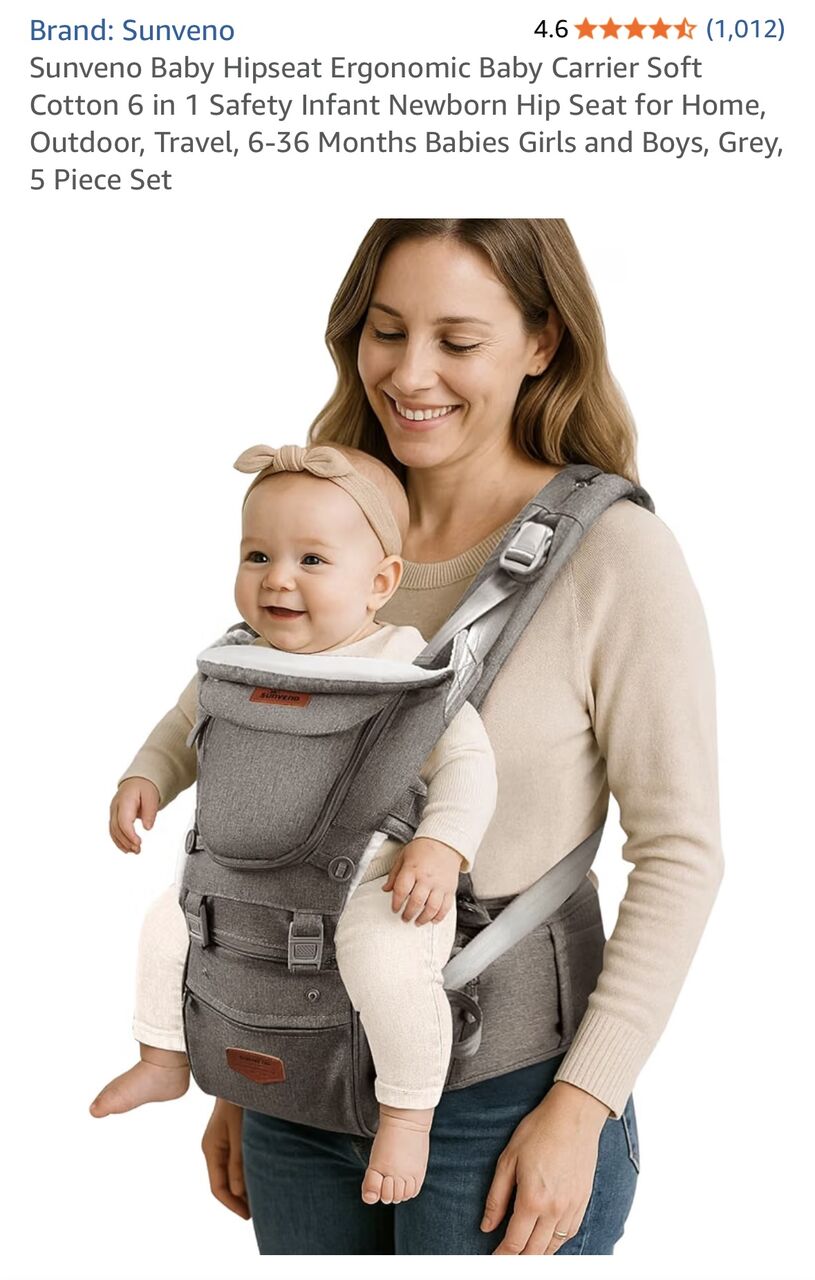 Al Rahmaniyah, Baby & Kid Stuff, SAR 150,  Sunveno Baby Carrier